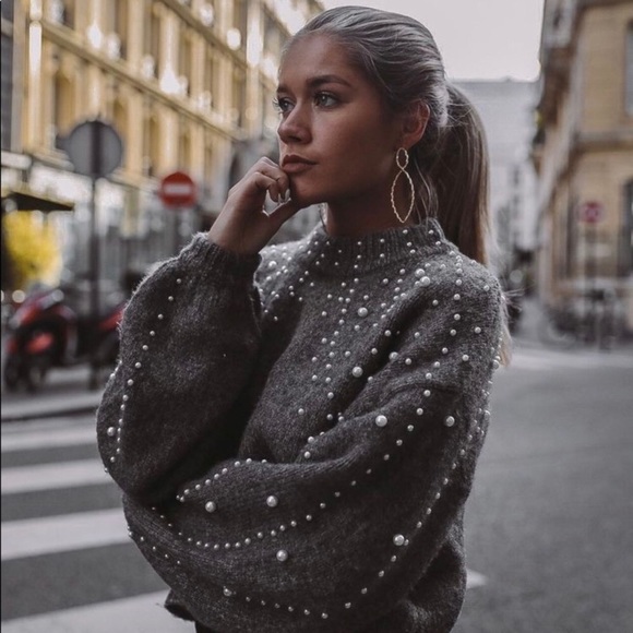 NWT Zara Pearl Jumper *Blogger FAV - Picture 2 of 6